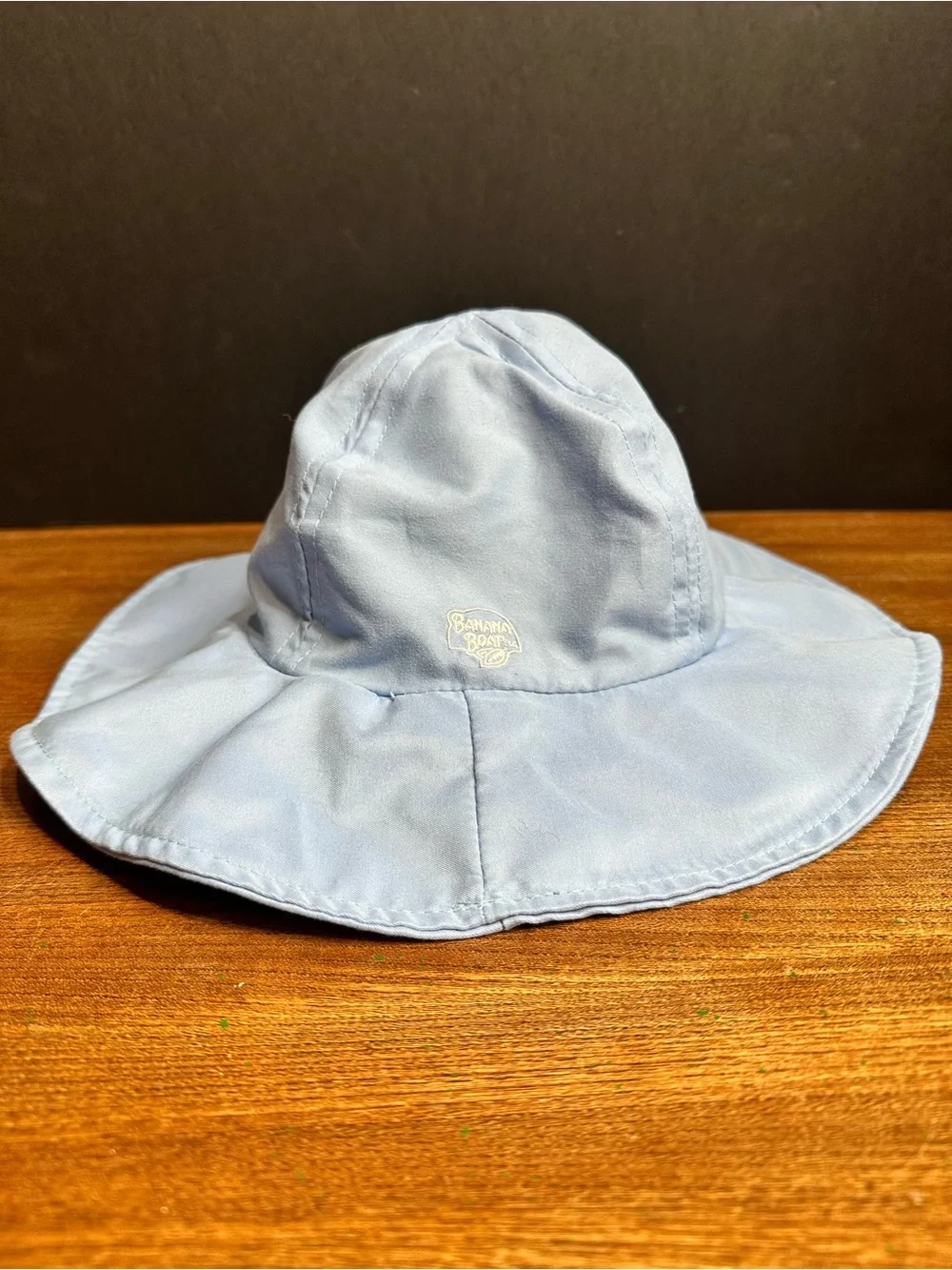 Banana Boat Kids Light Blue Sun Hat Size 2T–4T Wide Brim UV Beach Bucket Hat